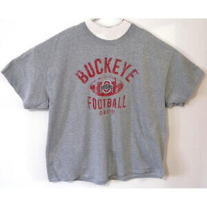 Top of the World Ohio State Buckeyes Football T Shirt Mens Gray 3XL